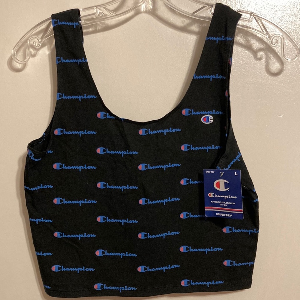 Champion Double Dry Crop Top (size L) NWT